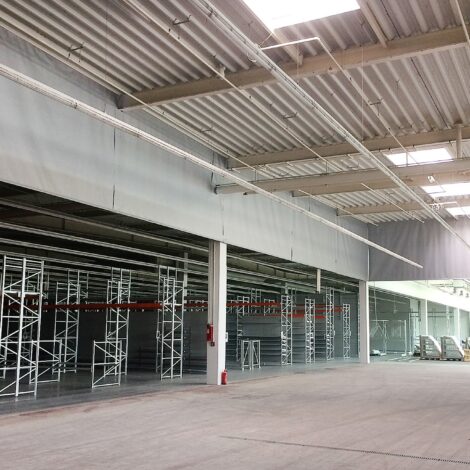 Применение противопожарных и противодымных штор на объектах производственного назначения